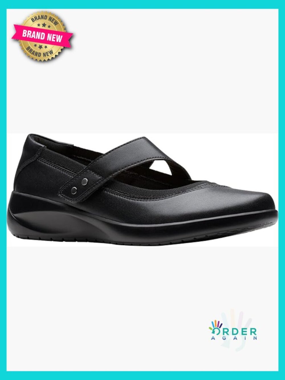 Classic Mary Jane Flats Comfortable Work Shoes Adjustable Strap Premium Leather